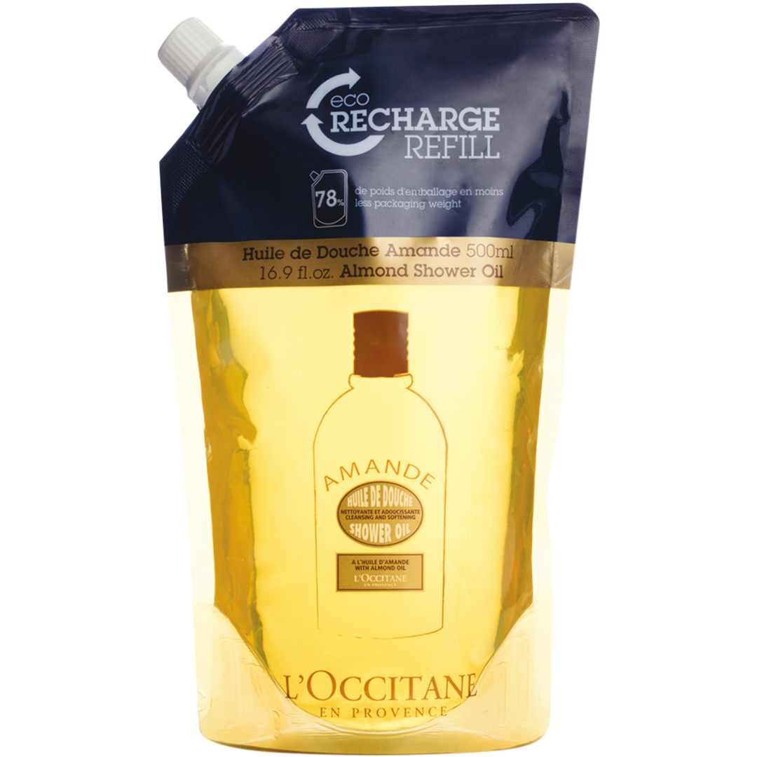L'Occitane Almond Shower Oil, 500ml Refill, Suihkuöljy