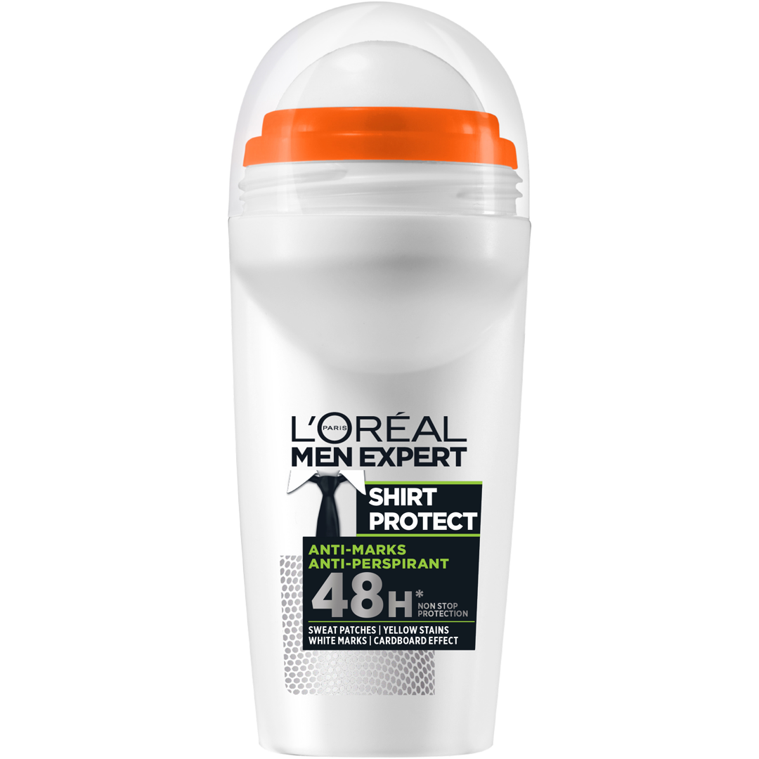 L'Oréal Paris Men Expert Deo Shirt Protect Roll On, 50ml, Roll on -deodorantti