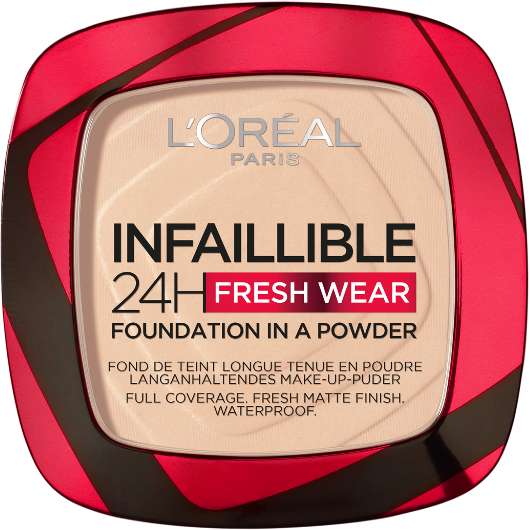 L'Oréal Paris Infaillible 24H Fresh Wear Powder Foundation, 20 Ivory foundation