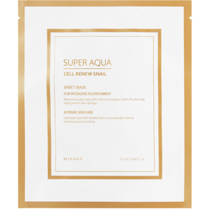 Super Aqua Cell Renew Snail Hydro Gel Mask, 25ml