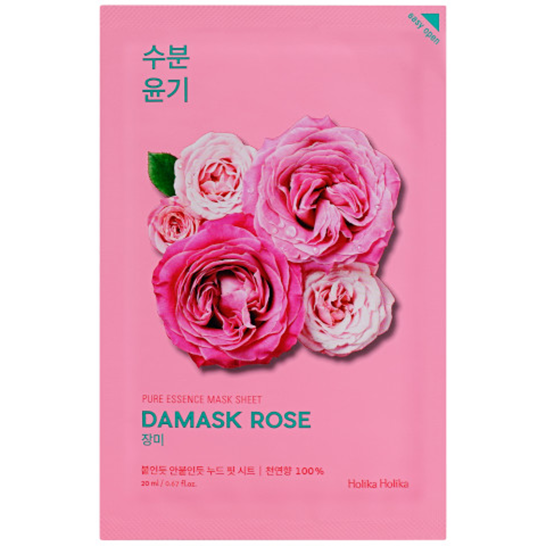 Holika Holika Pure Essence Mask Sheet - Damask Rose, 20ml, Kasvonaamio