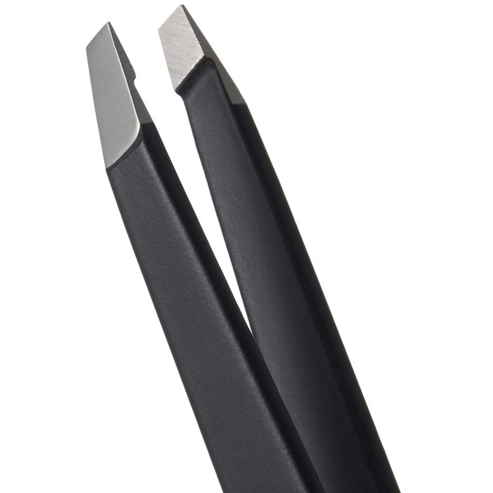 Signature Tweezer Slanted - Soft Touch, Blackout