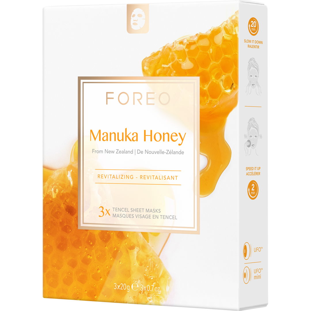 FOREO Farm to Face Manuka Honey Sheet Mask, Kasvonaamio