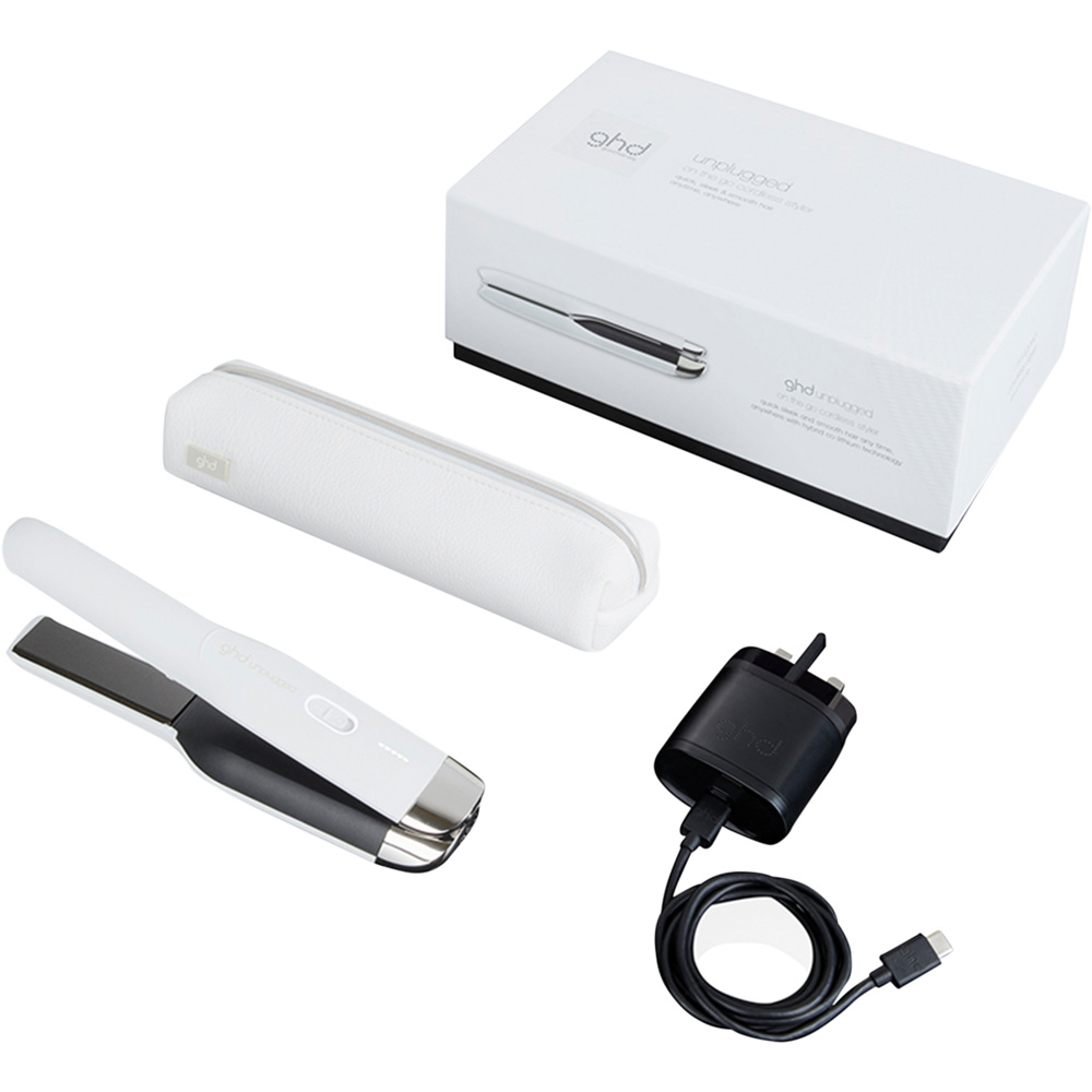 Unplugged Hair Straightener Matte White