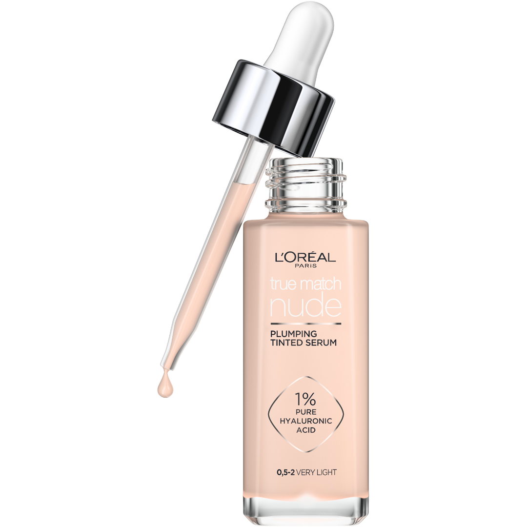 L'Oréal Paris True Match Nude Plumping Tinted Serum, Very light 0,5-2
