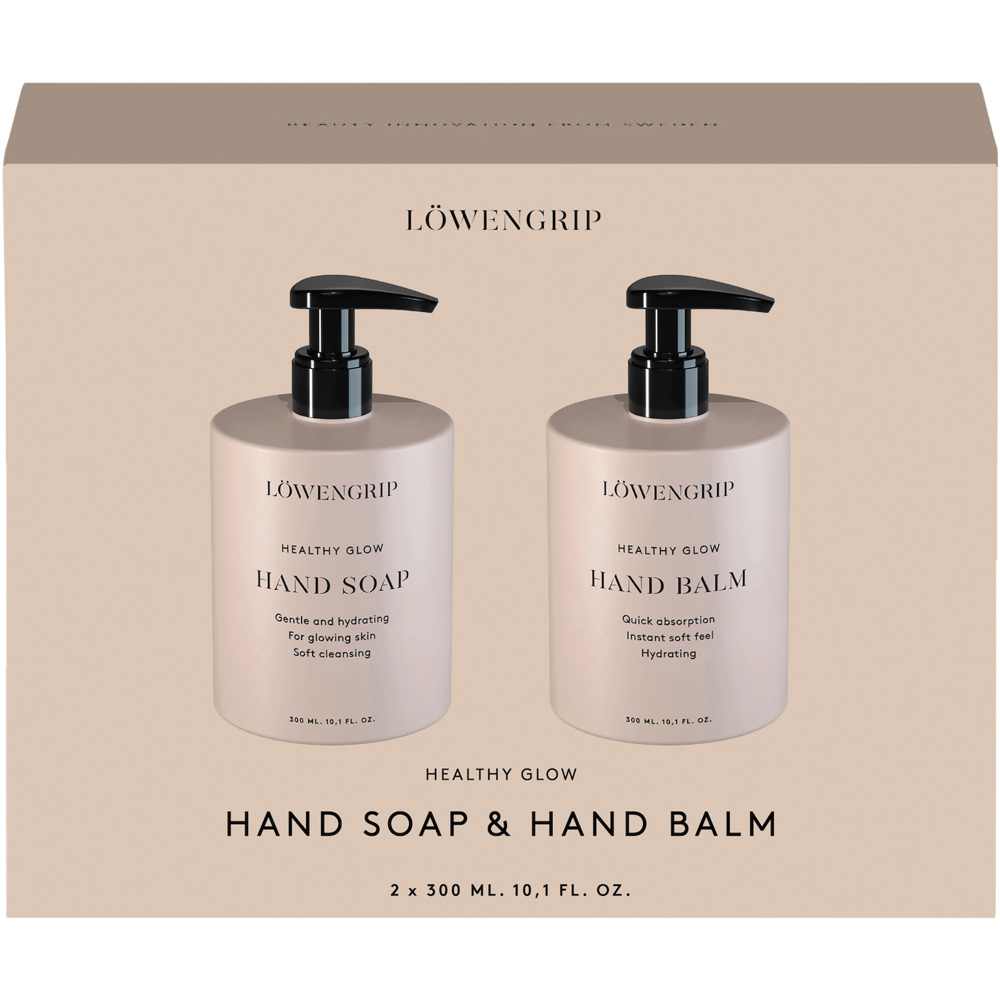 Healthy Glow Hand Soap & Hand Balm Kit, 2x300ml