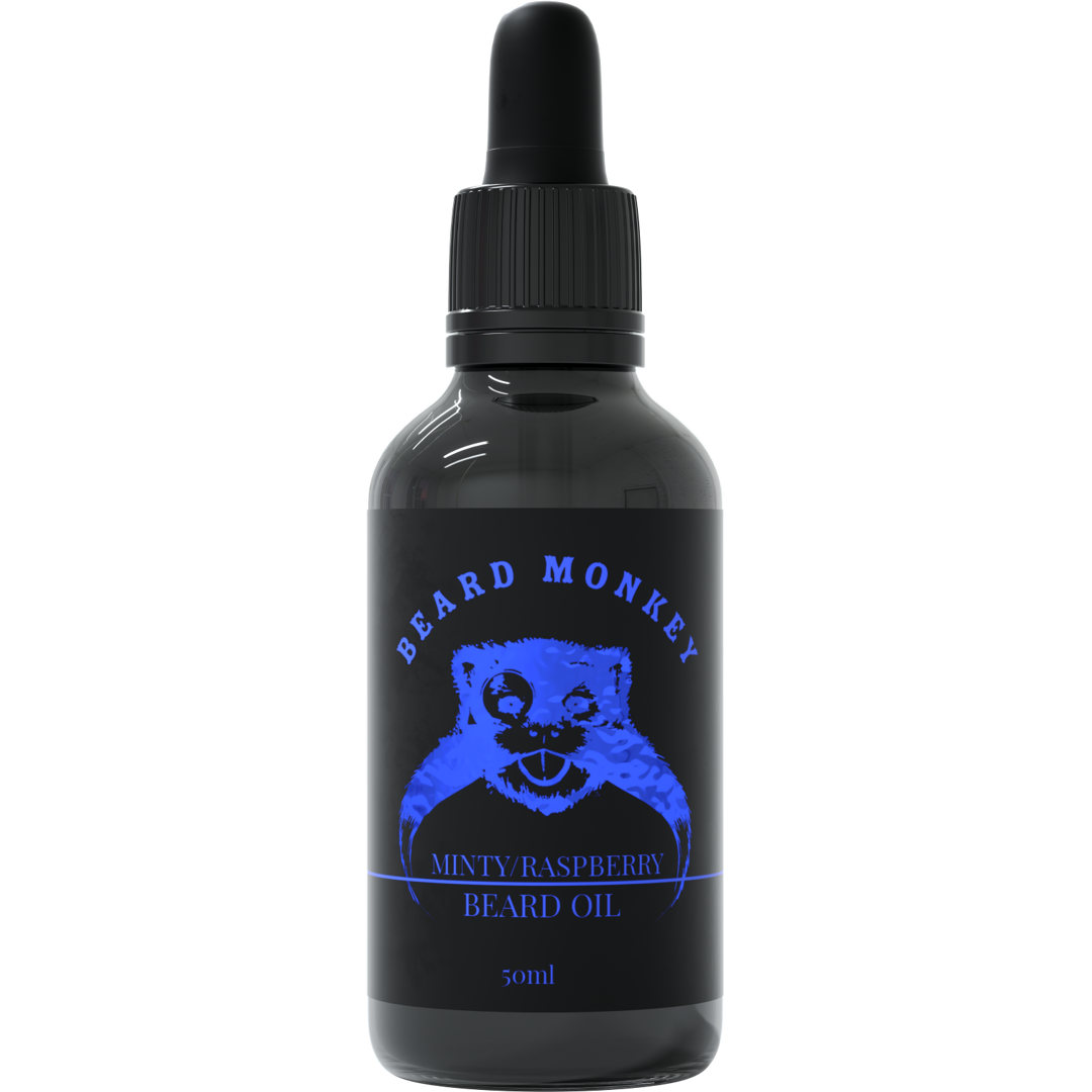 Beard Monkey Minty & Raspberry Beard Oil, 50ml hårolja