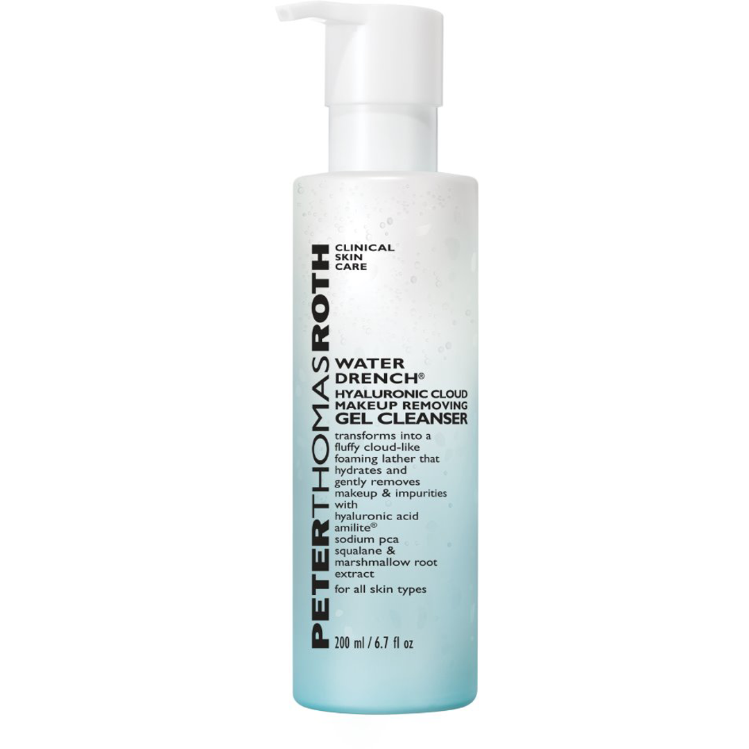 Peter Thomas Roth Water Drench Hyaluronic Cloud Makeup Removing Gel Cleanser, 200ml cleanser