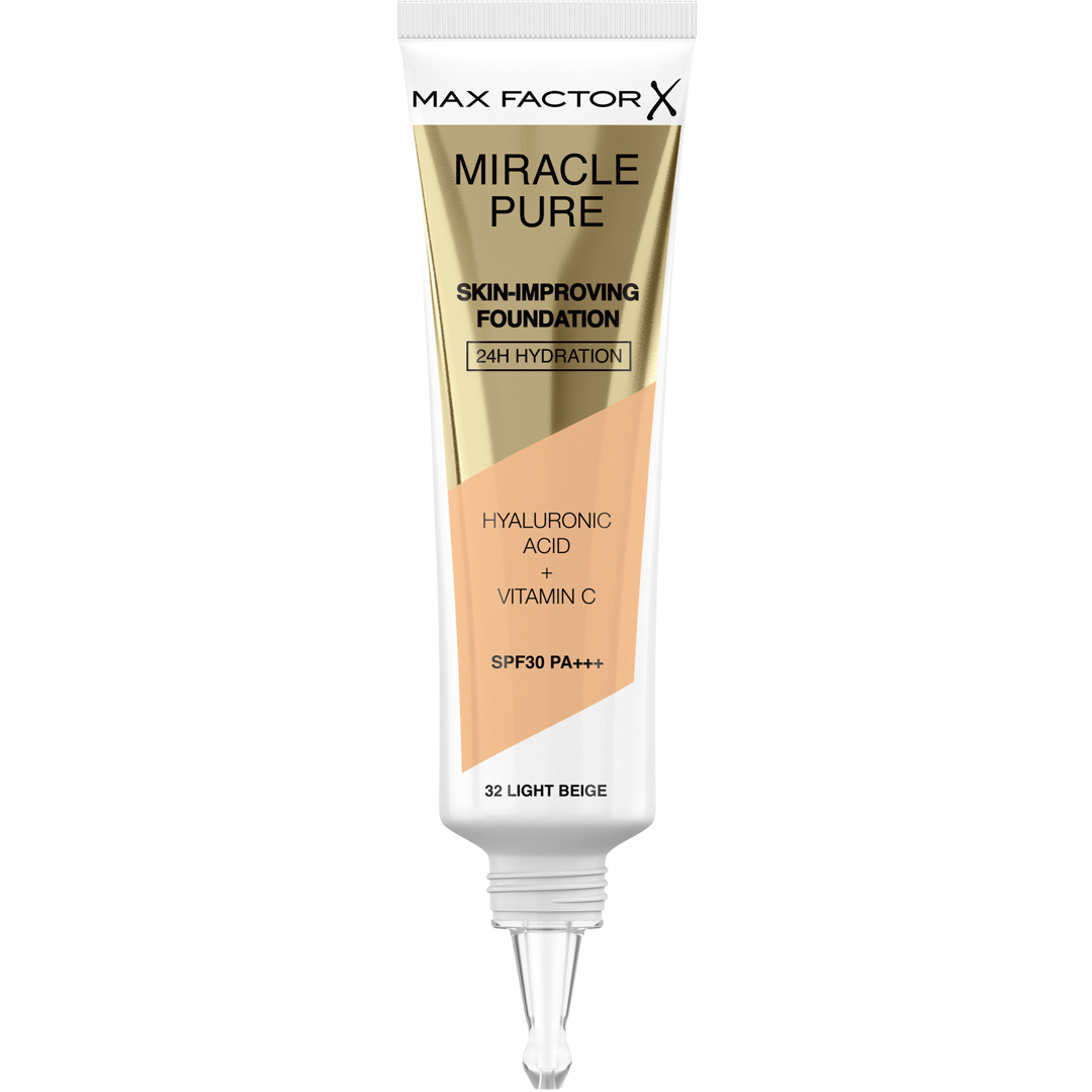 Max Factor Miracle Pure Foundation, 32 Light Beige foundation