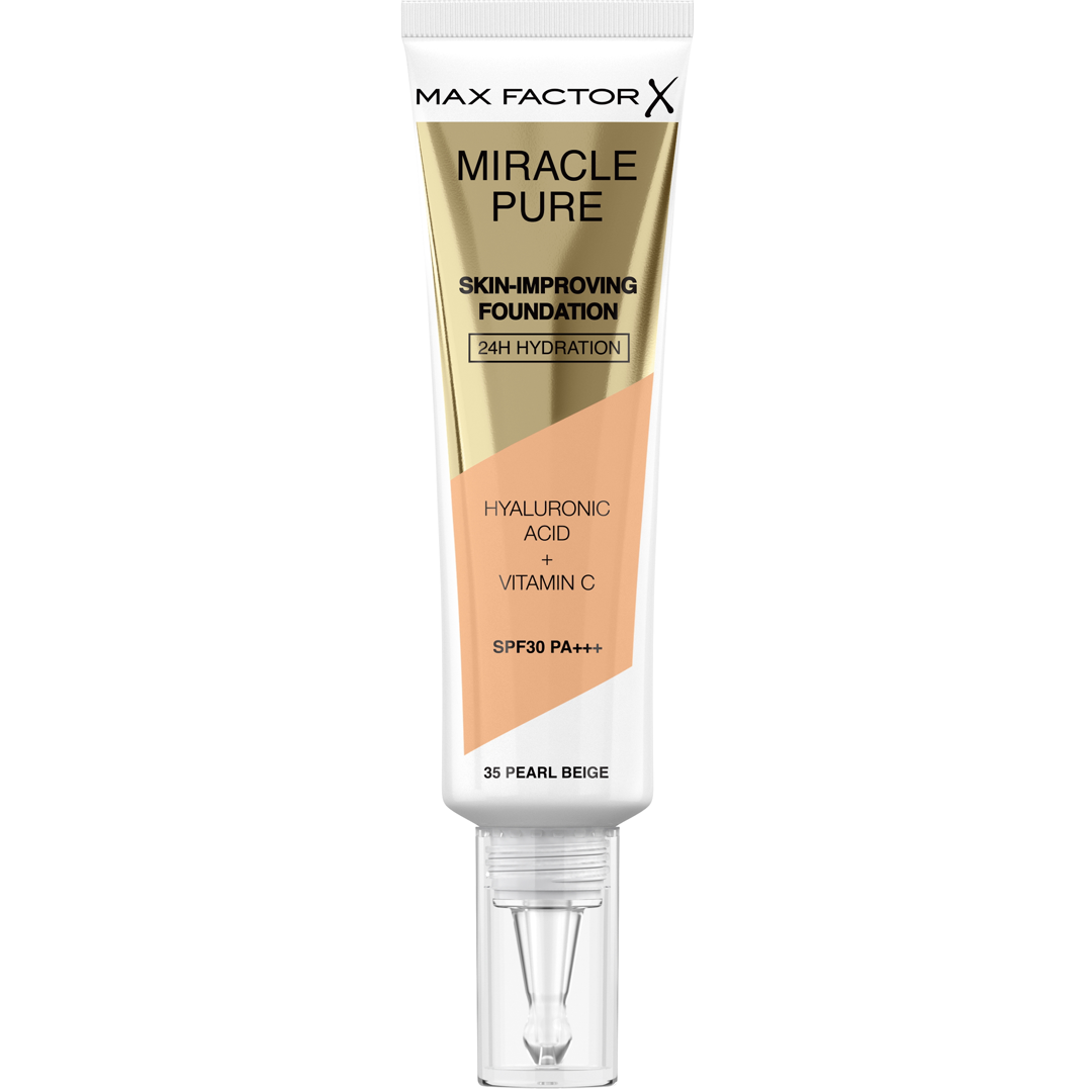 Max Factor Miracle Pure Skin Improving Foundation, 35 Pearl Beige foundation