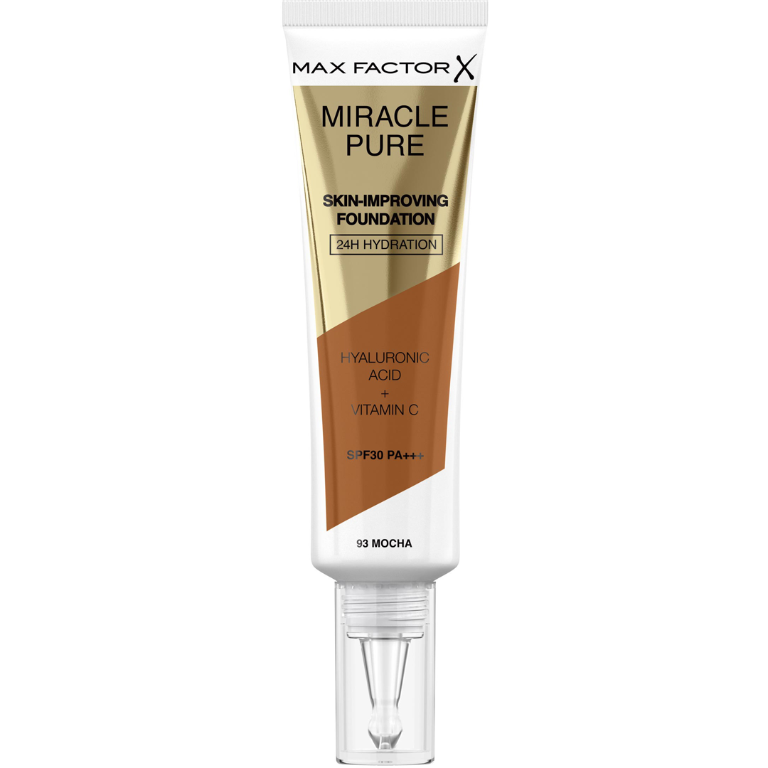 Max Factor Miracle Pure Skin Improving Foundation, 93 Mocha foundation