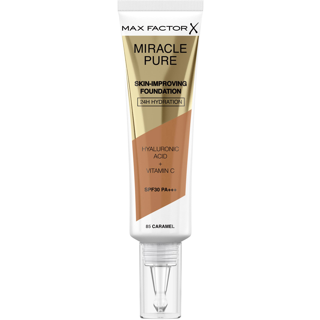 Max Factor Miracle Pure Skin Improving Foundation, 85 Caramel foundation