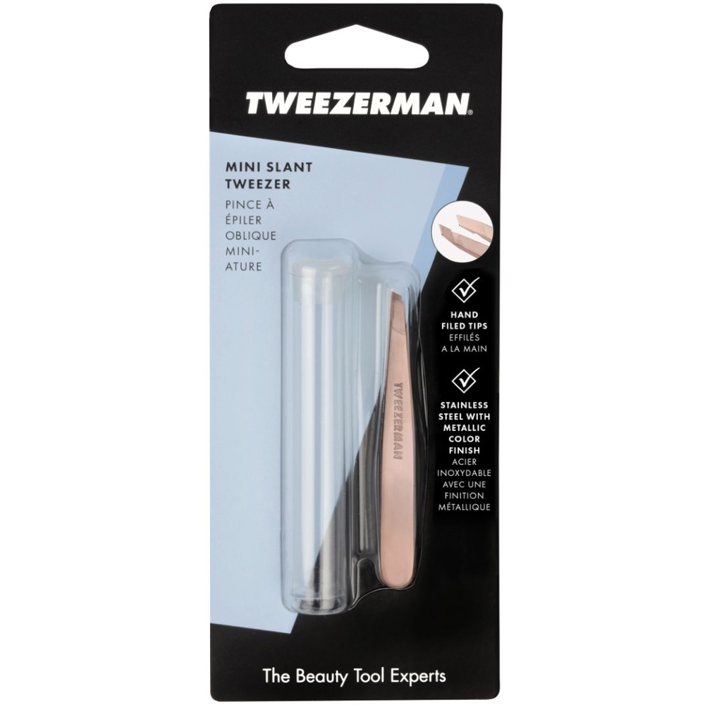 Mini Slant Tweezer Rose Gold