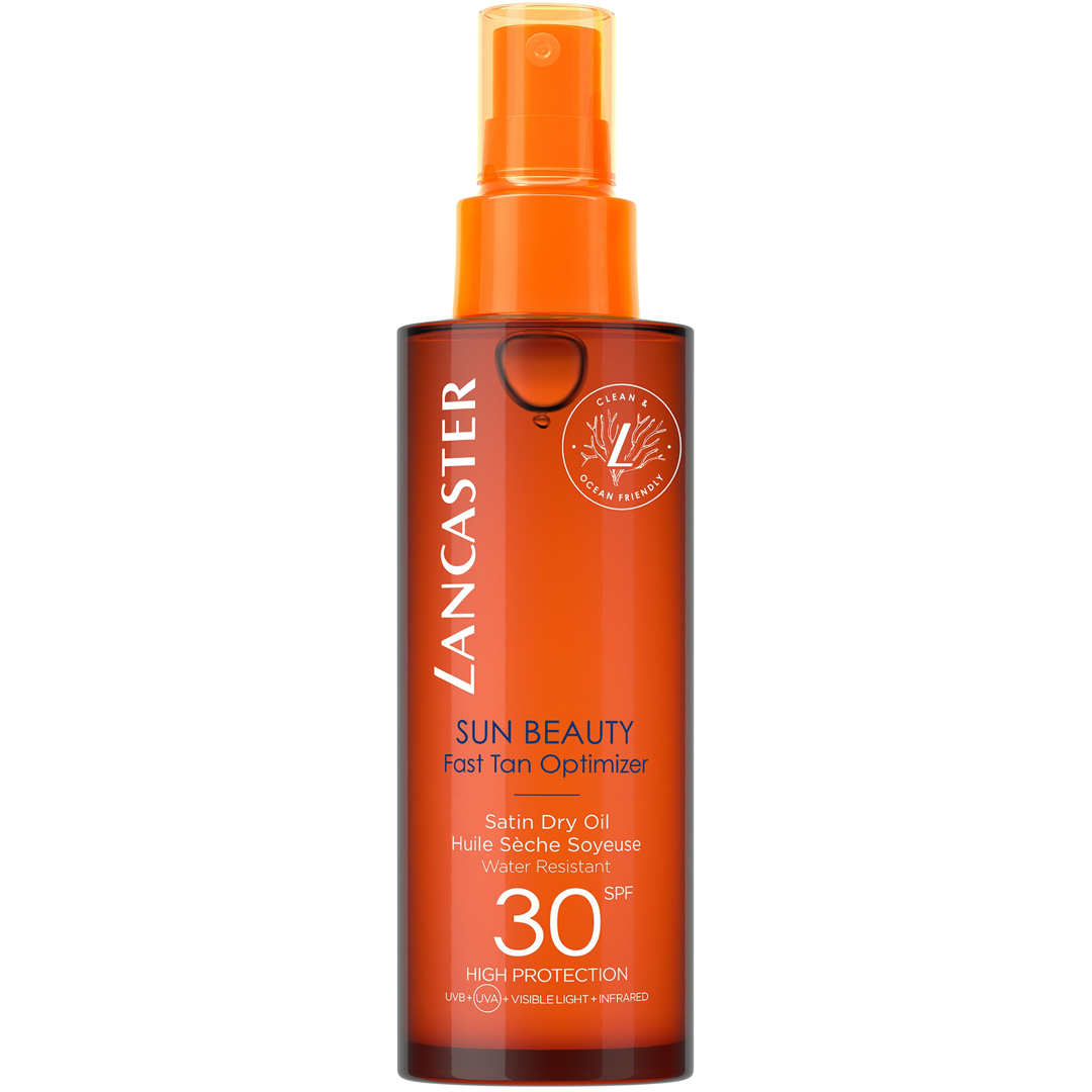 Lancaster Sun Care Face & Body Satin Dry Oil SPF30, 150ml, Aurinkosuojaöljy