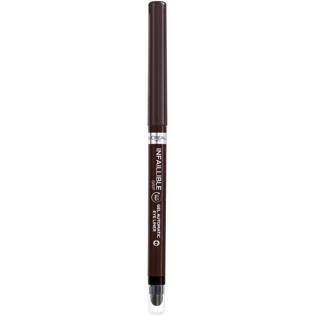 L'Oréal Paris Infaillible Grip 36H Gel Automatic Eyeliner, 4 Brown Denim, Silmänrajaus: eyeliner