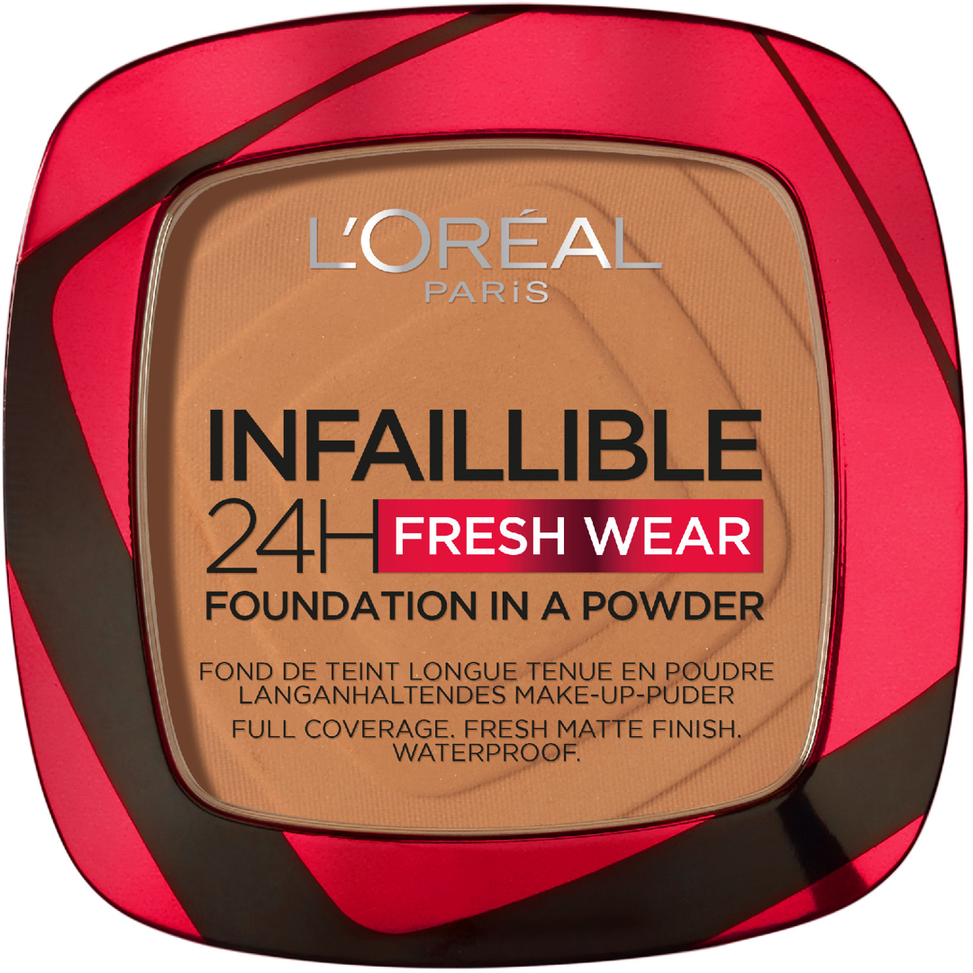 L'Oréal Paris Infaillible 24H Fresh Wear Powder Foundation, 330 Hazelnut foundation