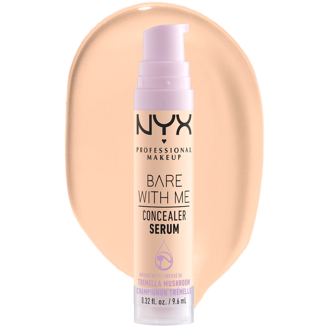 NYX Professional Makeup Bare With Me Concealer Serum, 1 Fair, Peitevoide