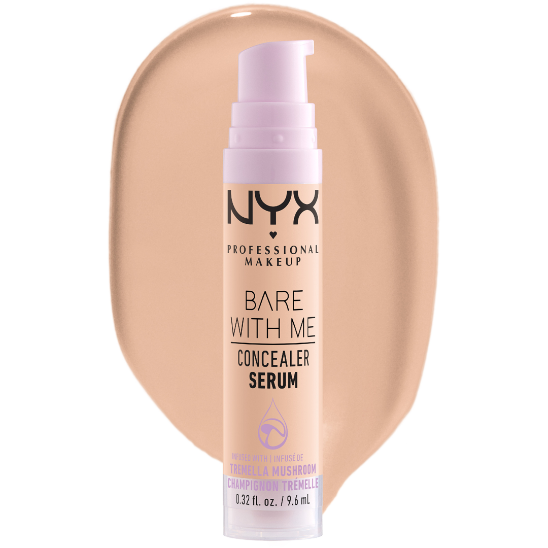 NYX Professional Makeup Bare With Me Concealer Serum, 3 Vanilla, Peitevoide