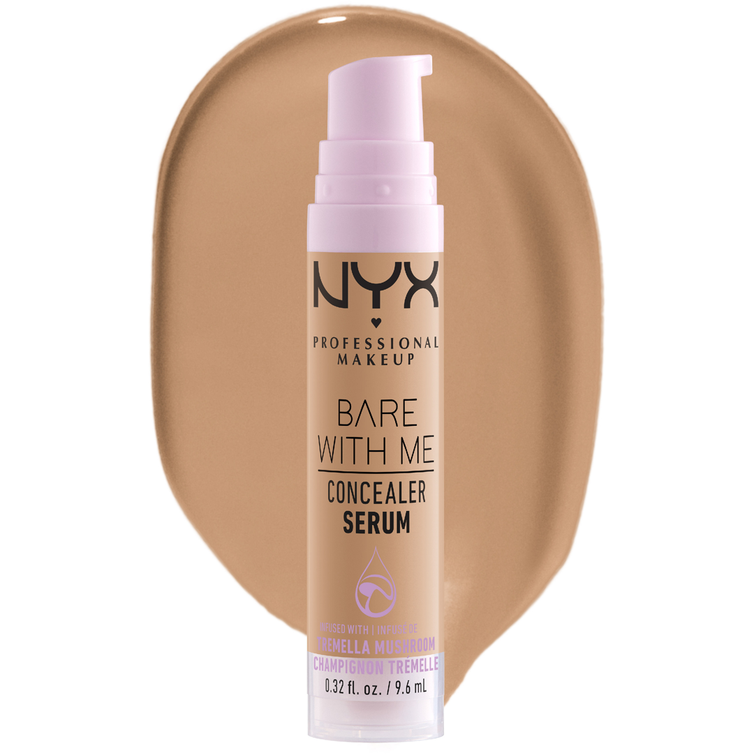 NYX Professional Makeup Bare With Me Concealer Serum, 7 Medium, Peitevoide