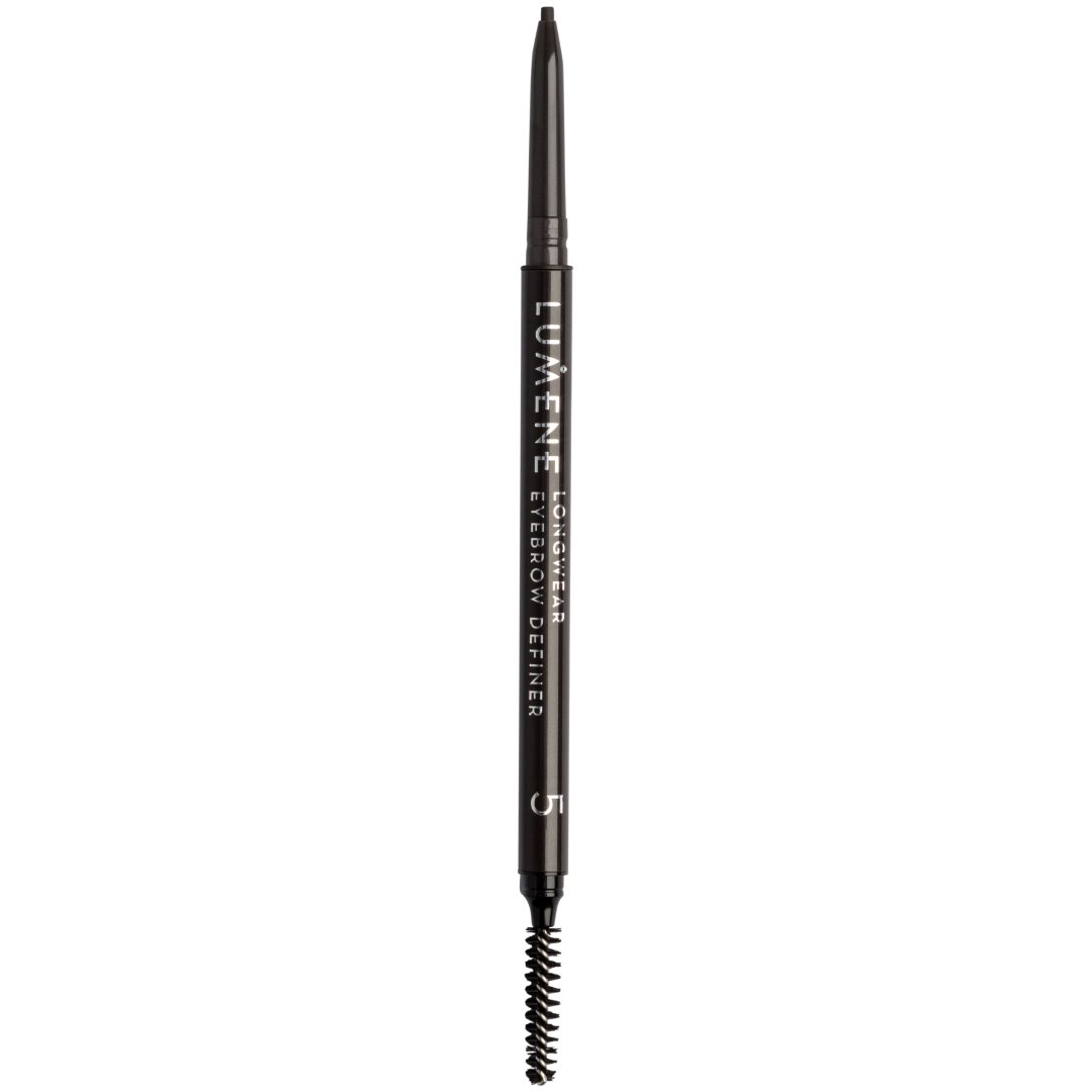 Lumene Longwear Eyebrow Definer, 0,09g, 5 Dark Brown, Kulmakynä