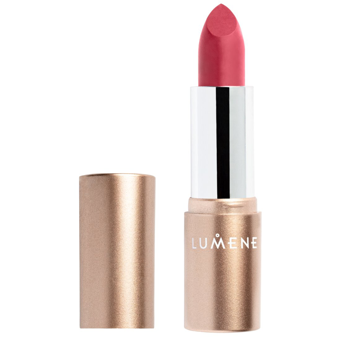 Lumene Luminous Moisture Matte Lipstick, 4,7g, 104 Rose, Huulipuna