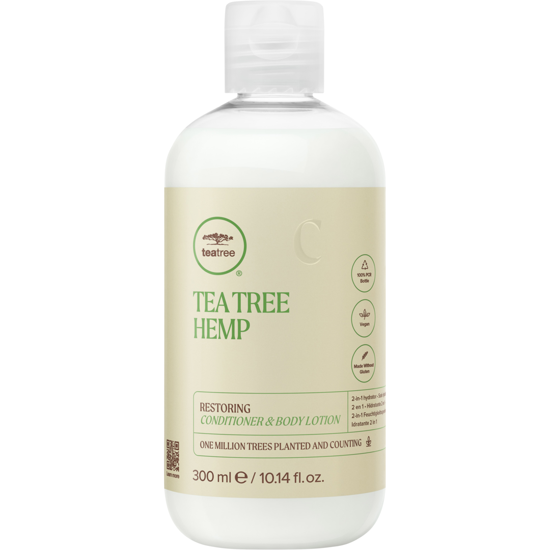 Paul Mitchell Tea Tree Hemp Restoring Conditioner & Body Lotion, 300ml balsam Kroppslotion, Hudlotion & Bodylotion