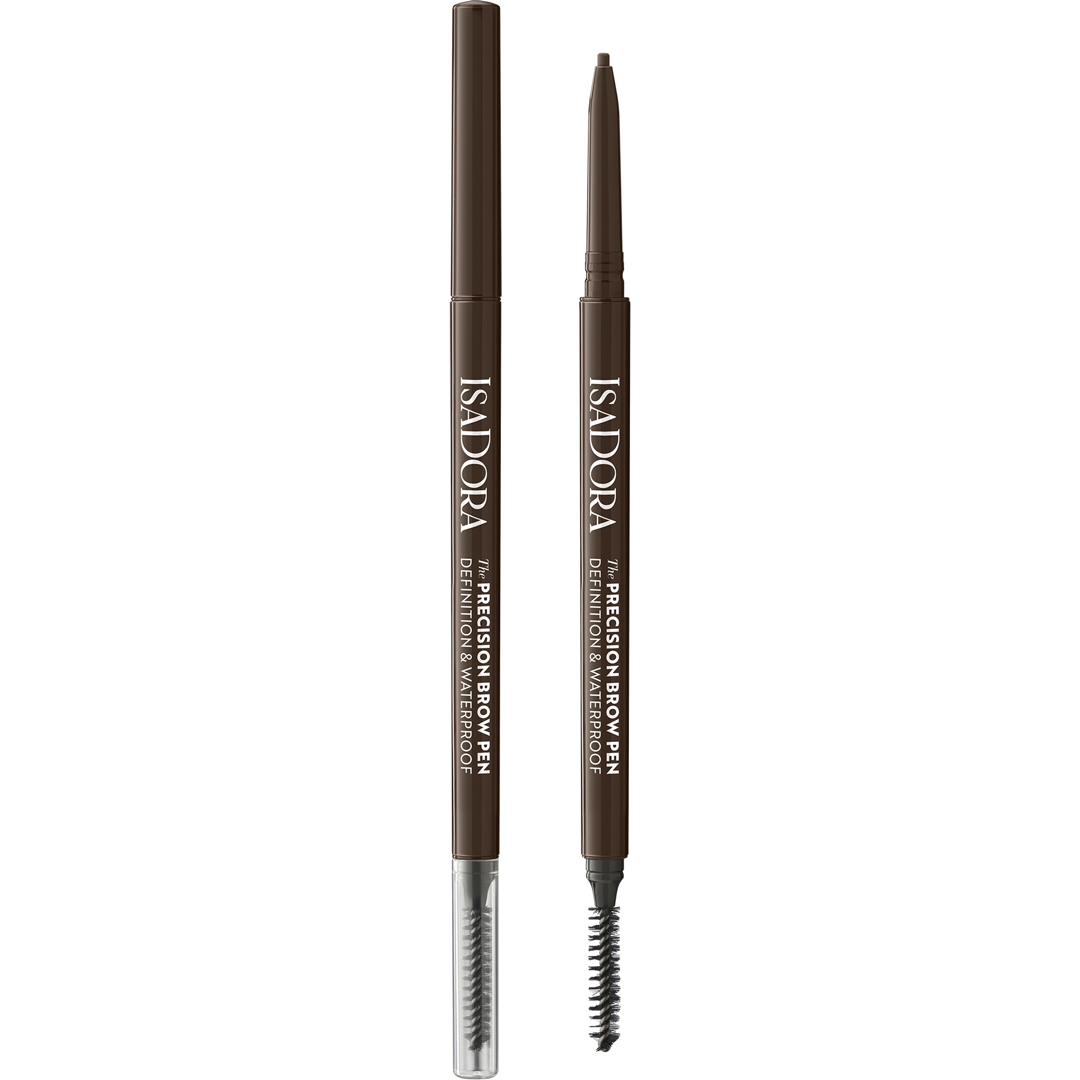 IsaDora The Precision Brow Pen, Definition & Waterproof, 02 Dark Brown