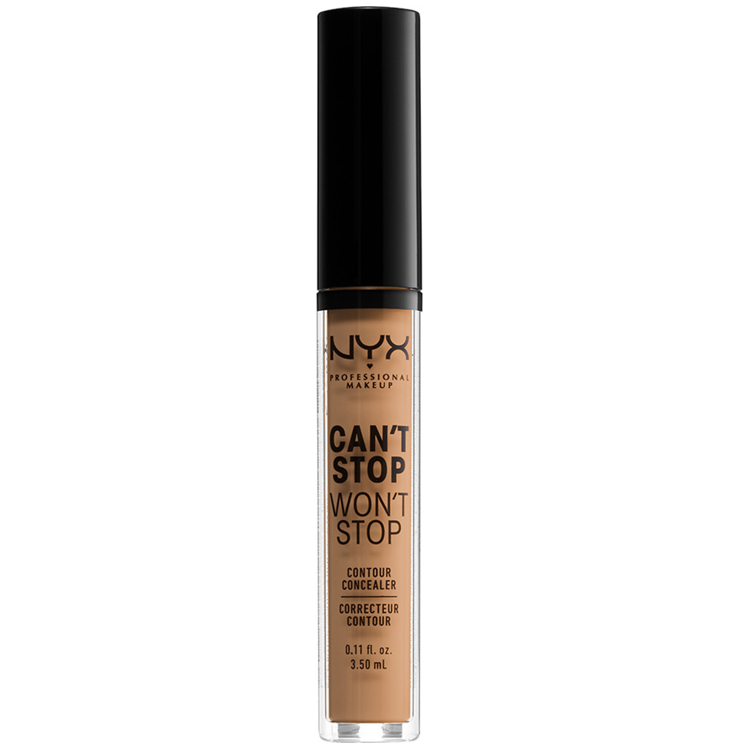 NYX Professional Makeup Can't Stop Won't Stop Concealer, Golden Honey 14, Peitevoide