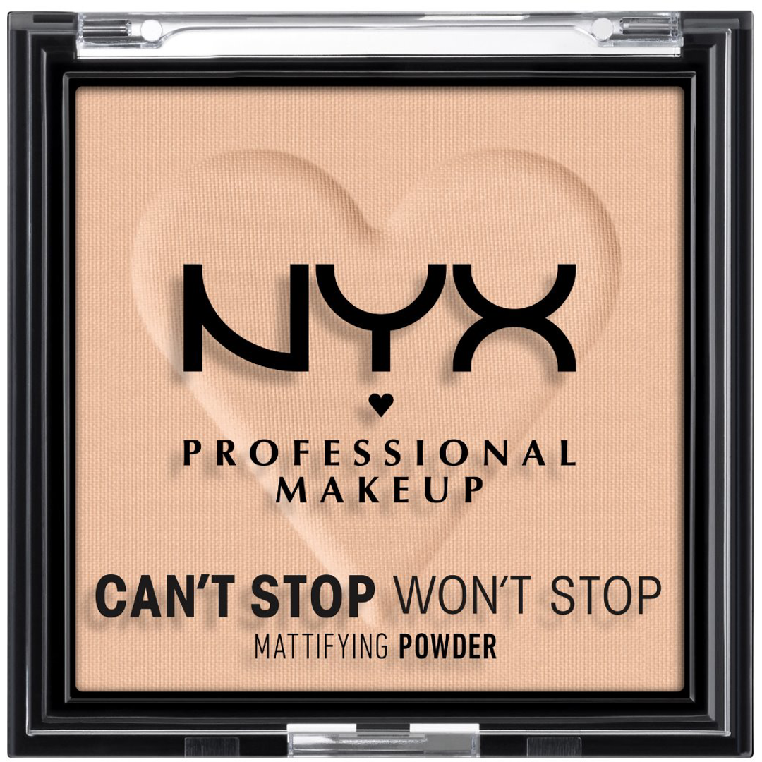 NYX Can't Stop Won't Stop Mattifying Powder, Light Medium 3
