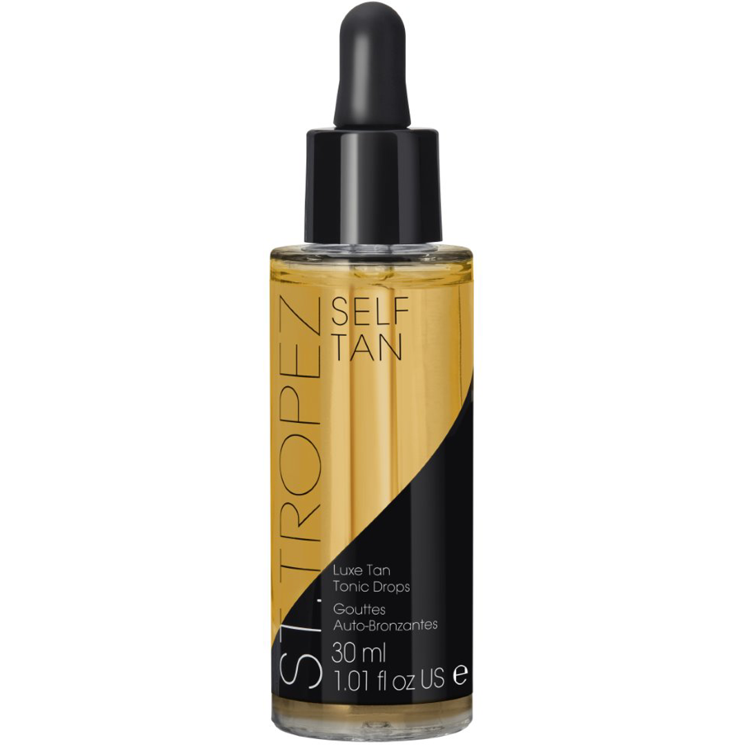 St. Tropez Self Tan Luxe Tan Tonic Drops, 30ml brun utan sol produkter, Hyaluronic Acid