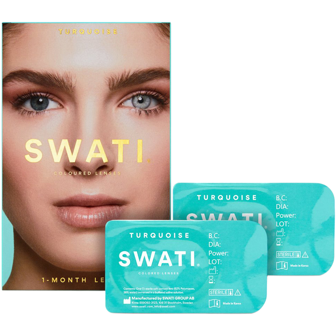 SWATI Cosmetics 1 Month Lenses, Turquoise