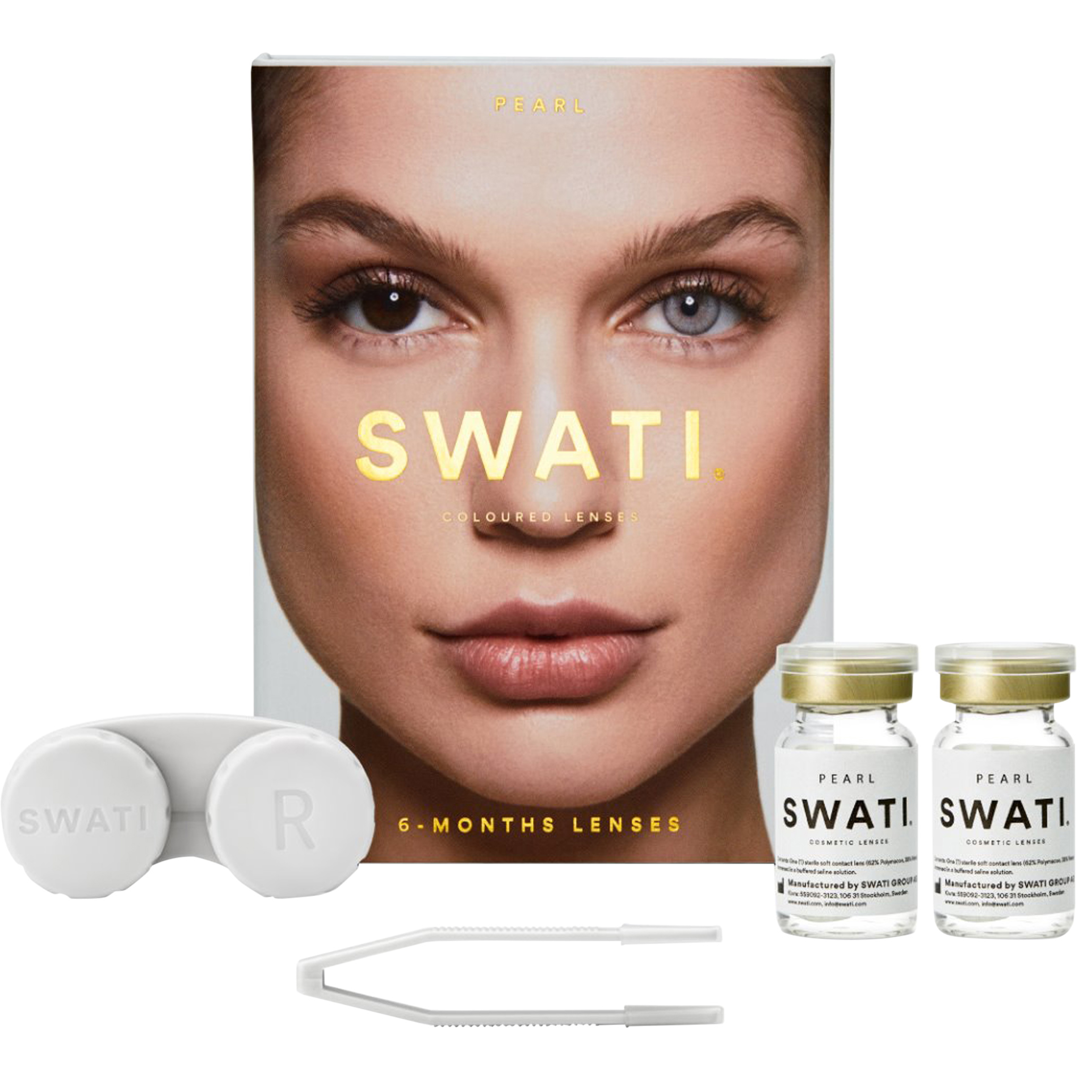 SWATI Cosmetics 6 Month Lenses, Pearl