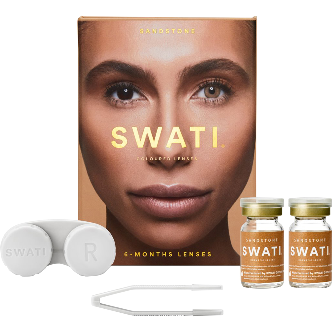 SWATI Cosmetics 6 Month Lenses, Sandstone