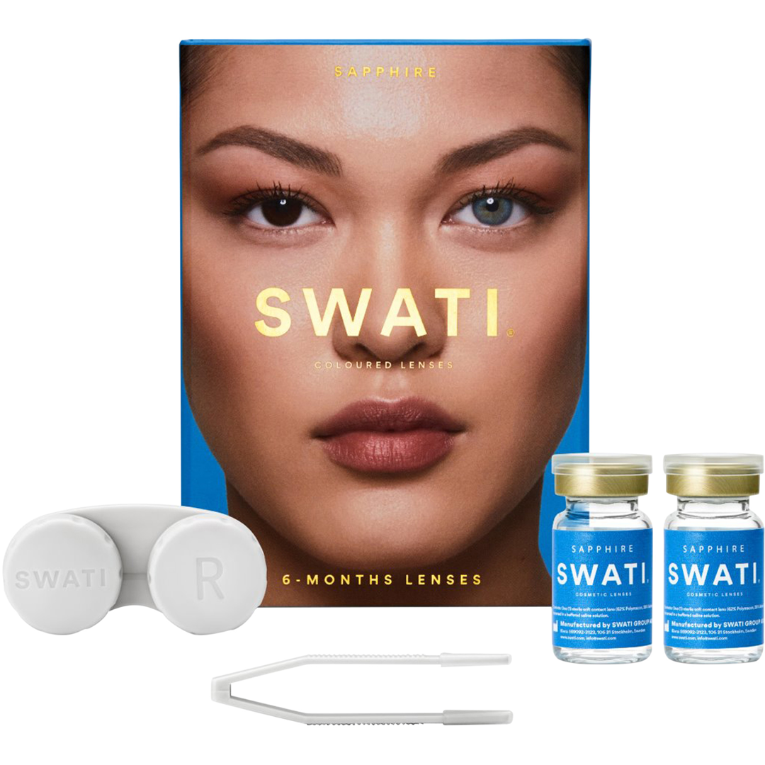 SWATI Cosmetics 6 Month Lenses, Sapphire