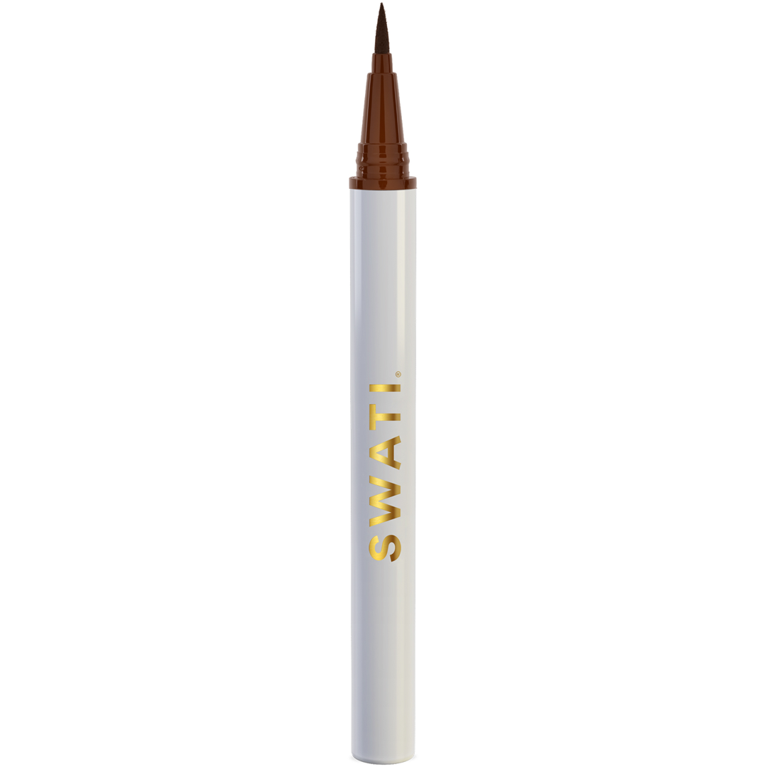 SWATI Cosmetics Lash Adhesive Liquid Eyeliner, 0.9ml, Brown