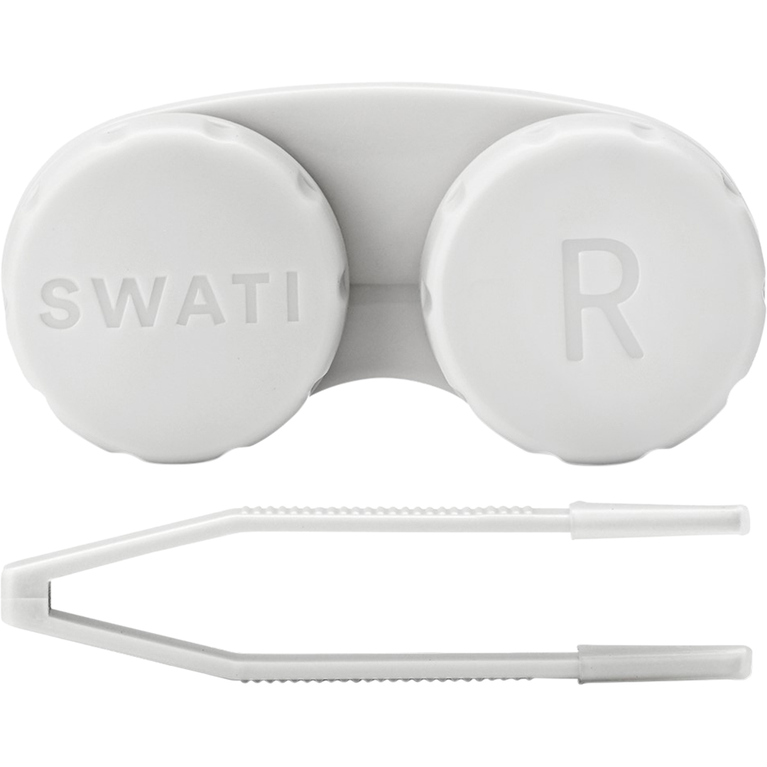 SWATI Cosmetics Lens Case & Tweezers