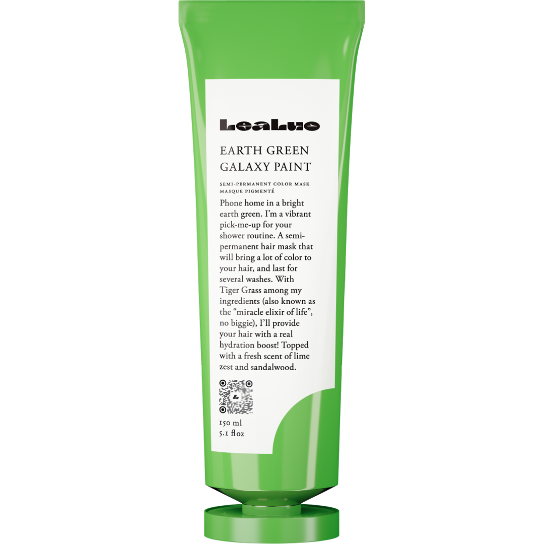 LeaLuo Earth Green Galaxy Paint, 150ml hårinpackning