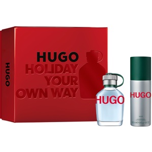 Hugo Man Gift Set, EdT 75ml + Deospray 150ml