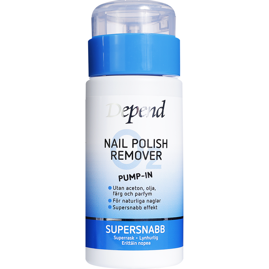 Depend O2 Blue Pump-In nagellack Remover nagellack