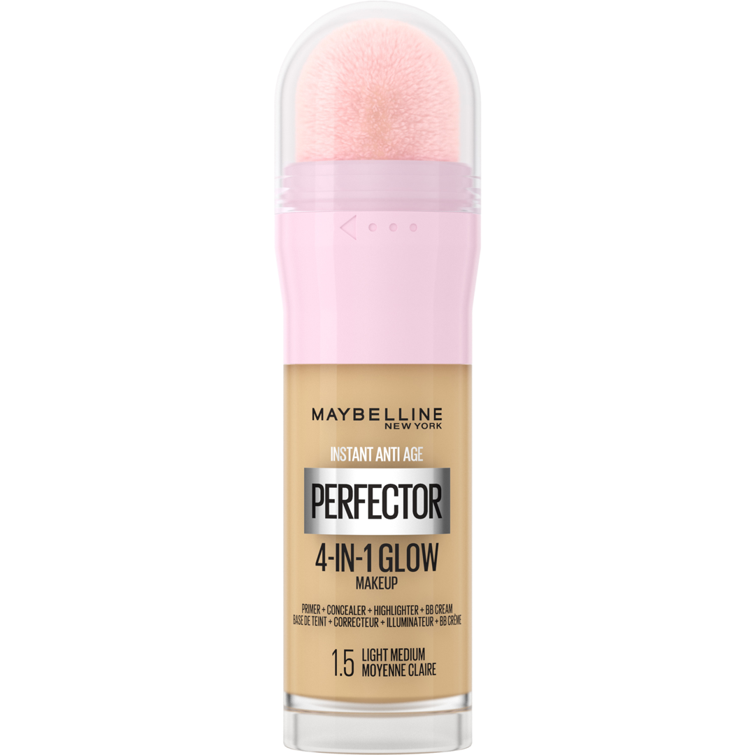 Maybelline Instant Perfector 4-in-1 Glow, 1.5 Light Medium, Meikkivoide