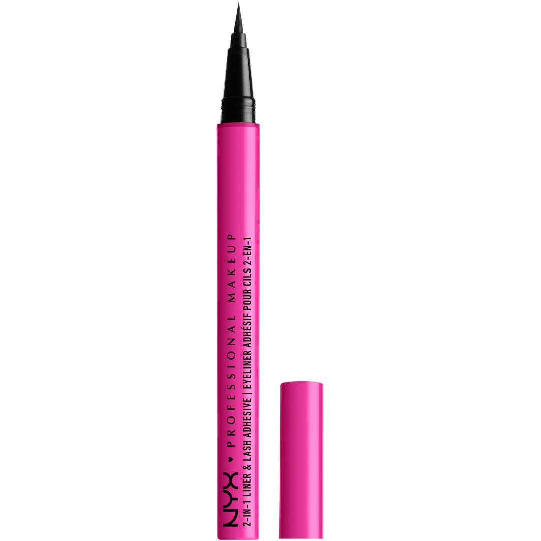 NYX Jumbo Lash! 2-in-1 Liner & Lash Adhesive, 01 Baddest Black