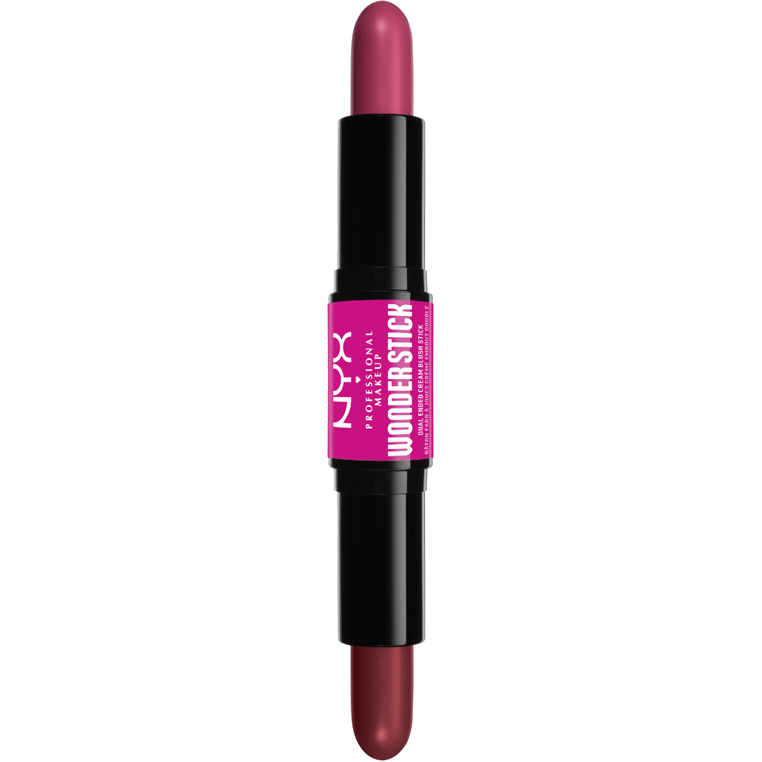 NYX Professional Makeup Wonder Stick Dual-Ended Cream Blush Stick, 04 Deep Magenta + Ginger, Poskipuna