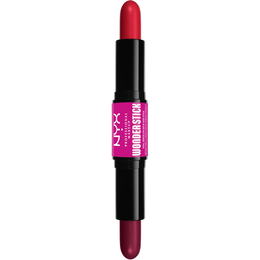 NYX Professional Makeup Wonder Stick Dual-Ended Cream Blush Stick, 05 Bright Amber + Fuchsia, Poskipuna