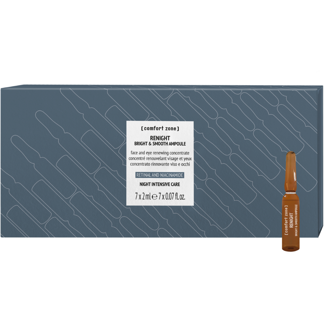 Comfort Zone Renight Bright & Smooth Ampoules, 7x2ml, 7x2ml