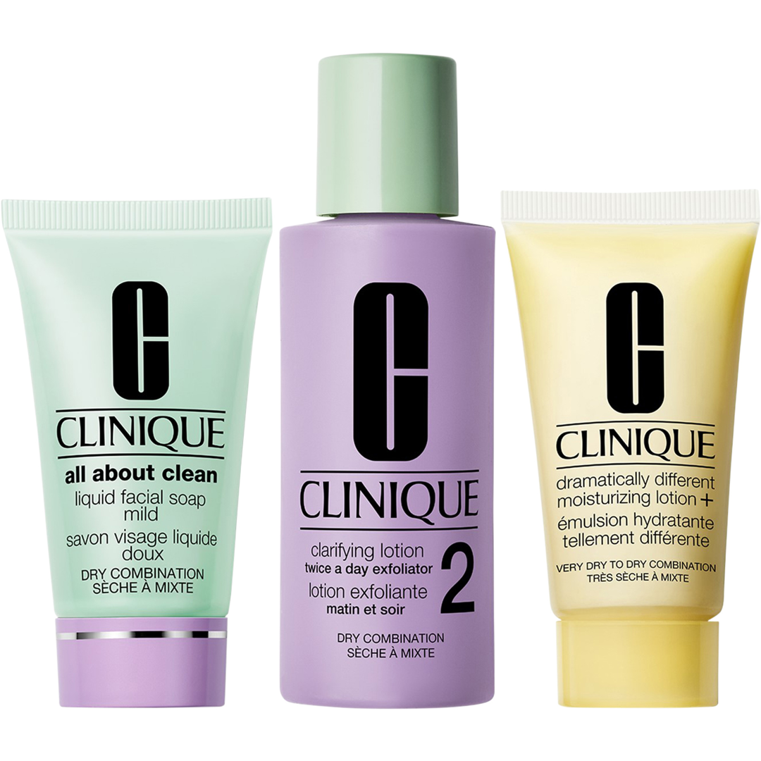 Clinique 3 Step Skin Type 2 Set, 30 + 60 + 30ml, Muut tuotesetit