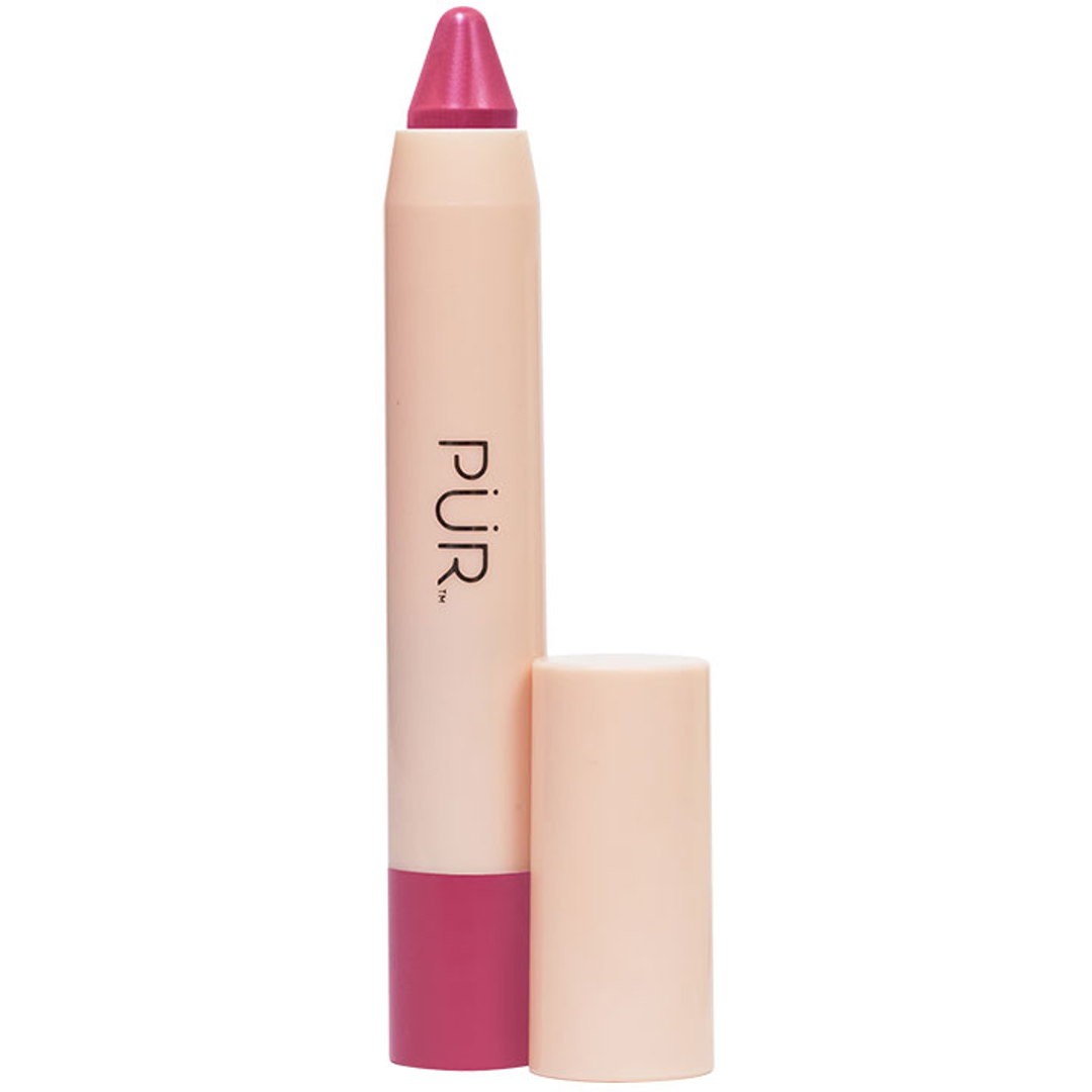 PÜR Silky Pout Creamy Lip Chubby, 3g, Raspberry Spritz, Huulivoide