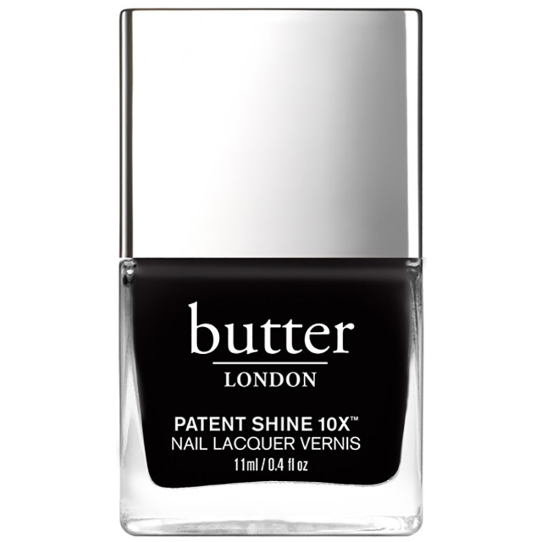Butter London Patent Shine 10X Nail Lacquer, 11ml, Union Jack Black, Kynsilakka
