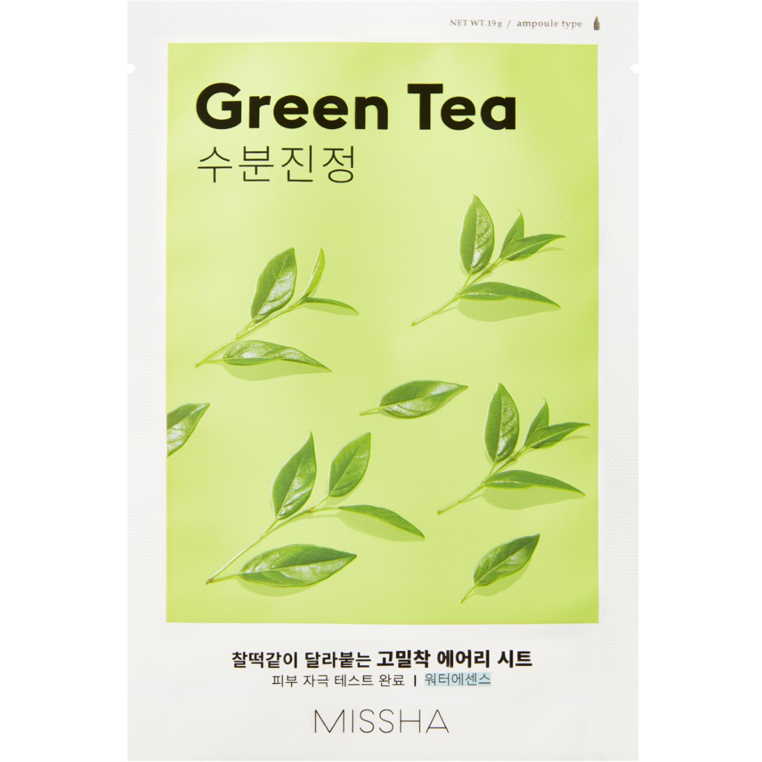 MISSHA Airy Fit Sheet Mask Green Tea, 19g