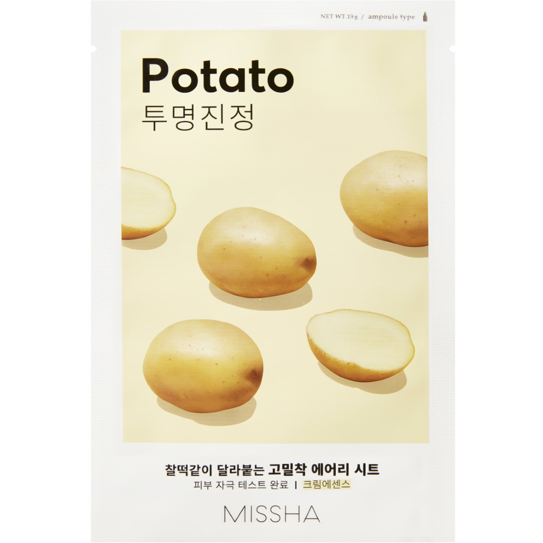 MISSHA Airy Fit Sheet Mask Potato, 19g ansiktsmask