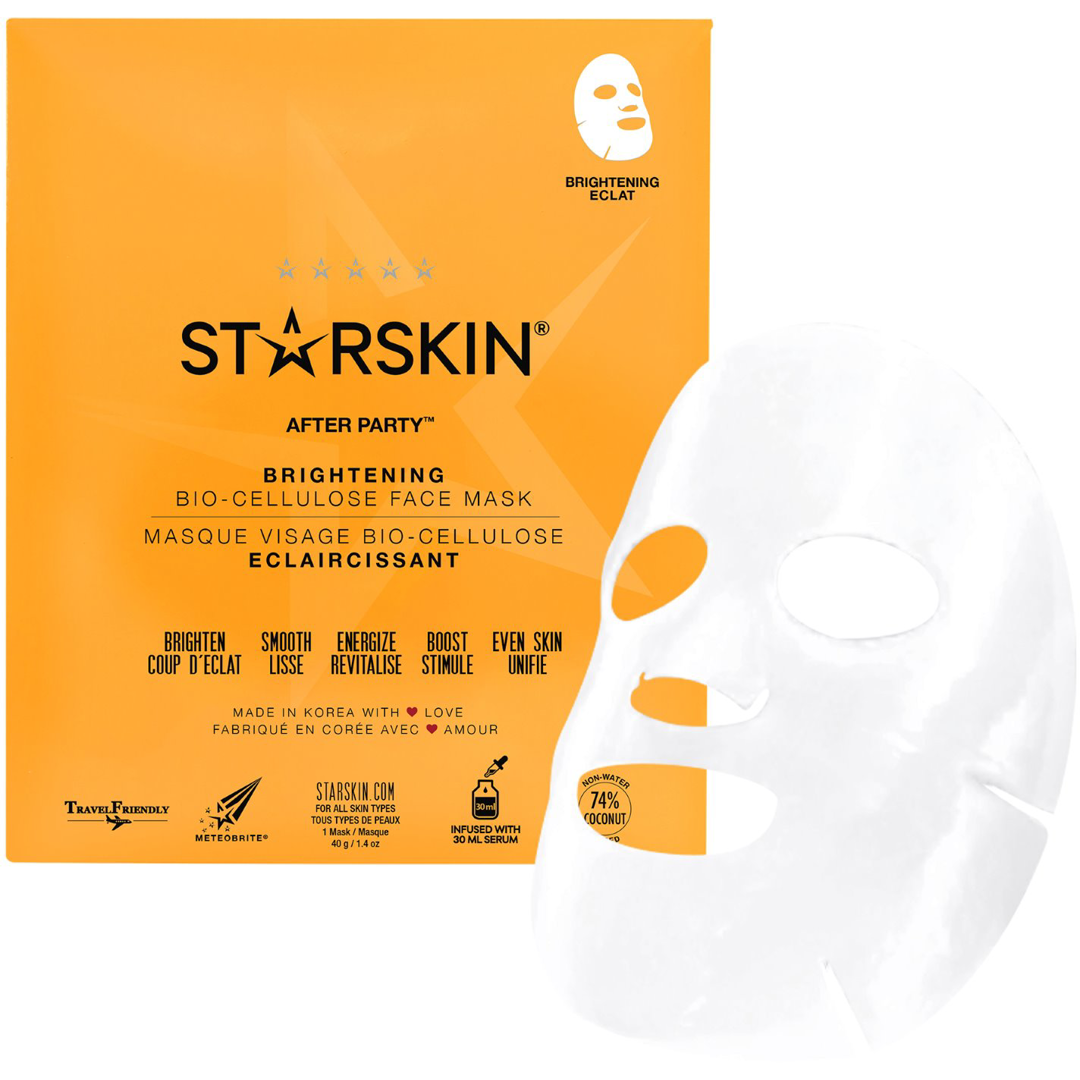 STARSKIN AFTER PARTY™ Brightening Bio-Cellulose Face Mask, 30ml